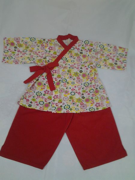 Conjunto Kimono + Calça - Tam 4 - Cód.: 08f